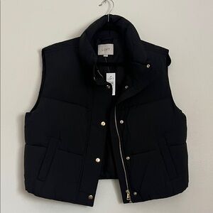 LOFT Black Vest with Gold Details